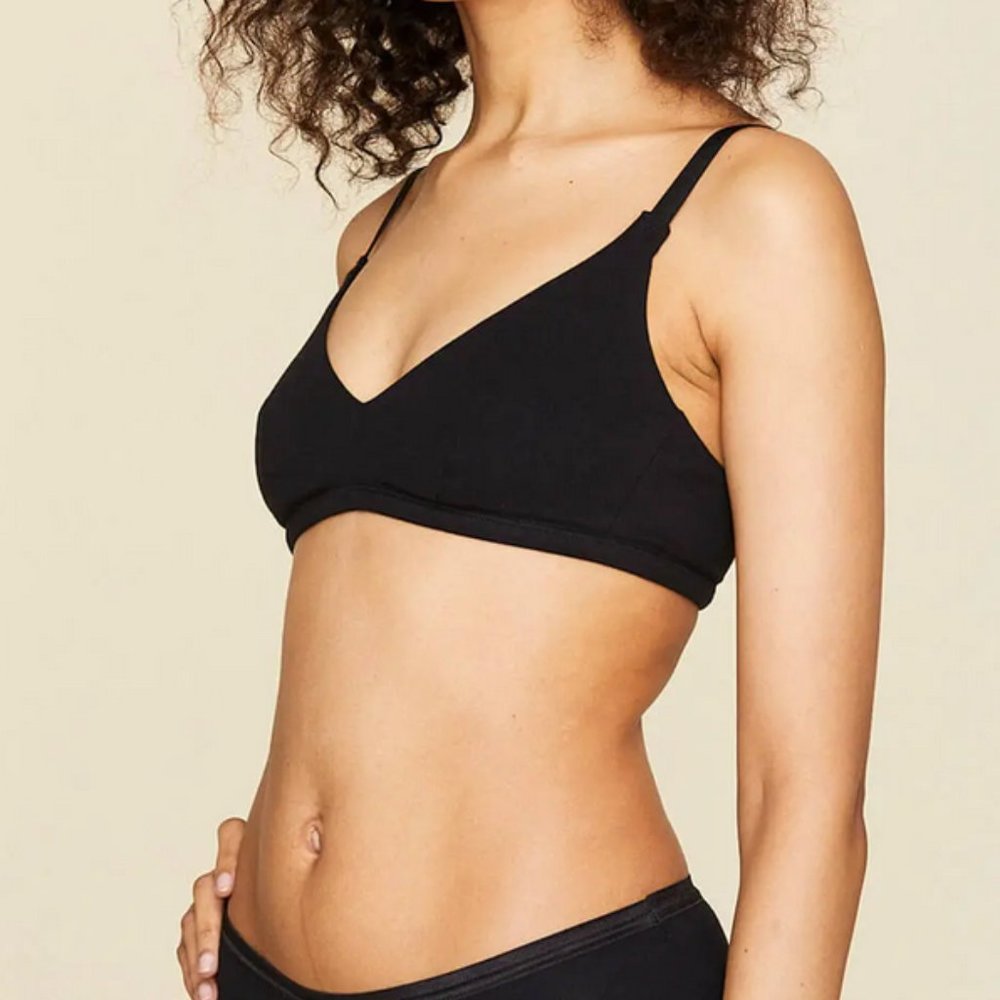 Knickey - The Triangle Bralette (NWT) in Black